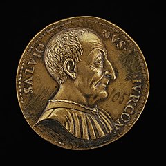Luca Salvioni, died 1536, Paduan Jurist [obverse]