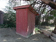 Manistee Ranch Outhouse.