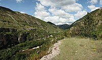 Tarn gorges, nearby St-Chely-du-Tarn village, south of France