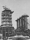 建設中の官営八幡製鉄所（1900年）