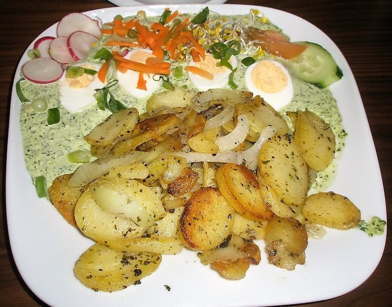 File:Grüne Soße, Bratkartoffeln und Ei, 2009-(01).jpg