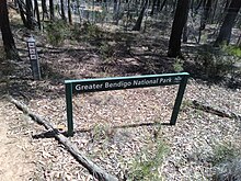 A sign for the National Park Greater Bendigo National Park Sign.jpg