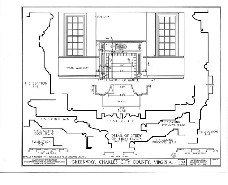 File:Greenway, State Route 5 vicinity, Charles City, Charles City, VA HABS VA,19-CHARC.V,1- (sheet 11 of 17).tif