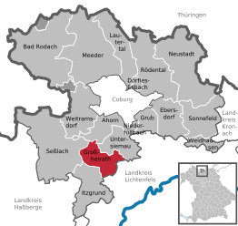 Kaart van Großheirath