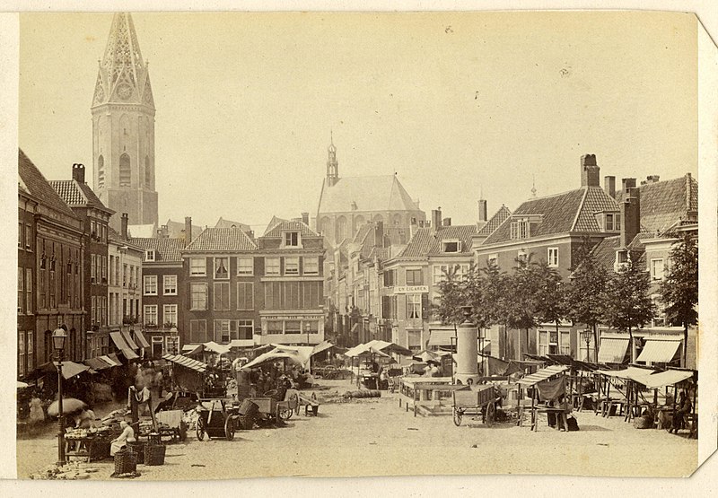 File:Grote Markt, The Hague, 1870.jpg