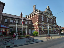 Hérin (Nord, Fr) mairie.JPG