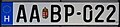 Regular plate (2022–)