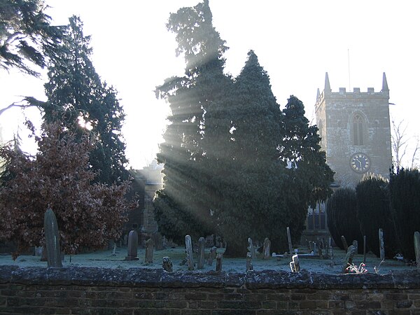 The church in winter