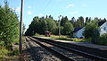 Stasjonen på avstand retningen er mot Rakkestad. Foto: Hans Rasmus Glomsrud