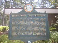 Obverse of the historical marker in front of the Westside Recreation Center Hogtown Settlement.Historical Marker.jpeg