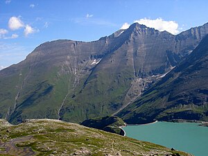 West flank of the Hohe Tenn