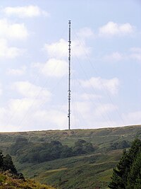 Holme Moss radio transmitter Holme Moss Transmission Tower.JPG