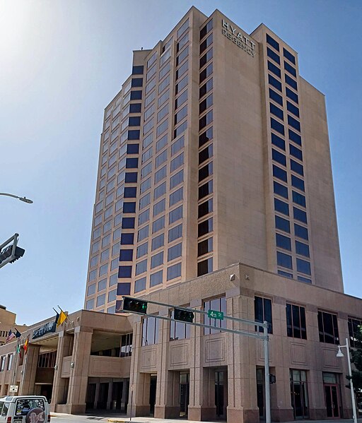 Hyatt Regency Albuquerque, NW corner 2022-05-30