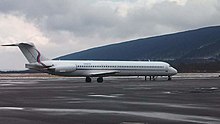 A Boeing 717 at Williamsport Regional Airport IPT aircraft.jpg