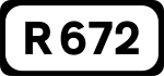 R672 road shield}}