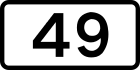 Route 49 Schild}}