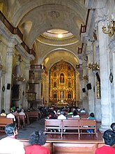 Church of La Compañía, interior view.