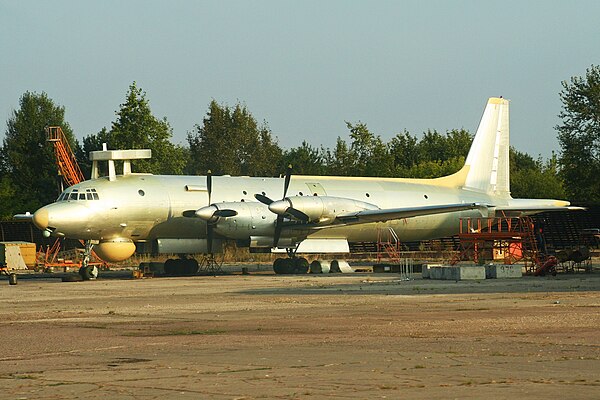 An unmarked Ilyushin IL-38, which was later delivered to the Indian Navy in 1983 and was the navy's first Il-38 to be modernised to SD standard.