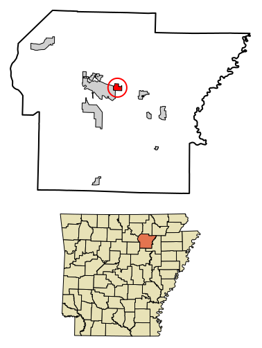 File:Independence County Arkansas Incorporated and Unincorporated areas Moorefield Highlighted 0546730.svg