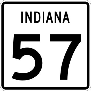 <span class="mw-page-title-main">Indiana State Road 57</span> Highway in Indiana