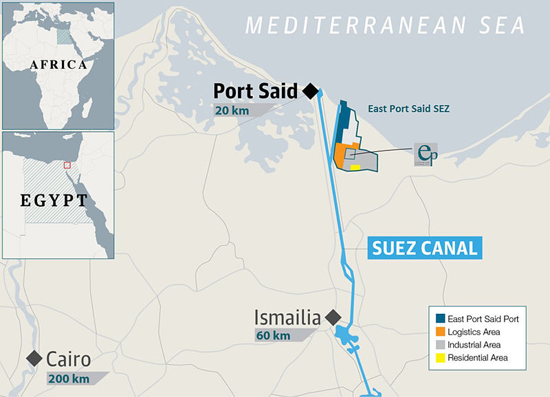 Port Said Map
