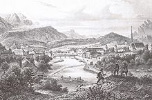 Bad Ischl um 1855