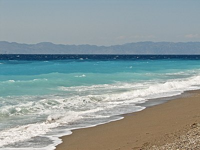 Ixia beach, Rhodes