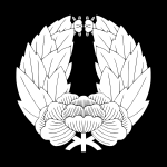 Japanese crest Tugaru Botann.svg