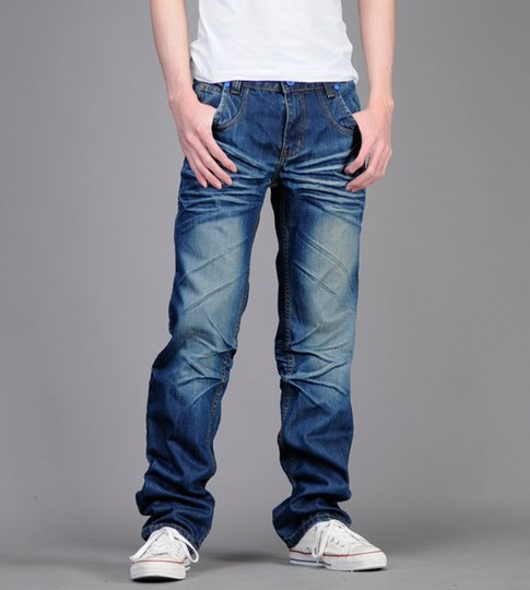 Blue jeans, made of denim coloured with indigo dye, patented by Levi Strauss in 1873, became an essential part of the wardrobe of young people beginning in the 1950s.