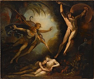 Satan touché par la lance d'Ithuriel, 1779 Staatsgalerie, Stuttgart