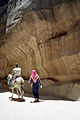 Jordania Petra 2000 wąwóz SIQ ElKhazneh 2000r. Template:WM-PL-scan