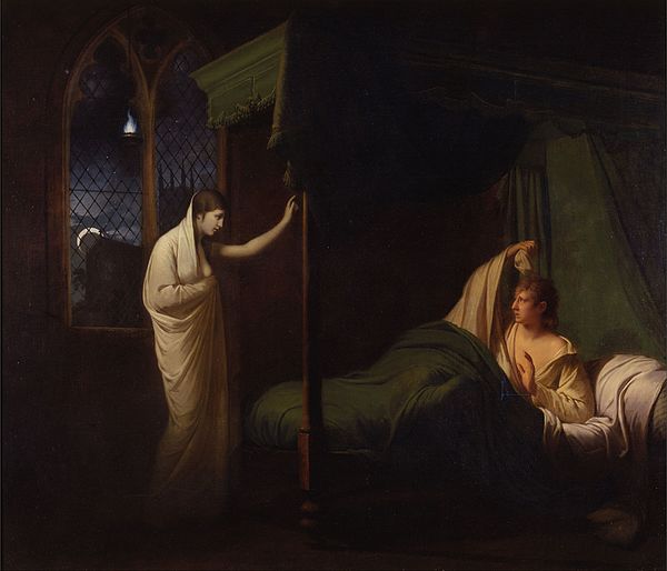 Joseph Wright of Derby - William and Margaret from Percy's 'Reliques of Ancient English Poetry', c. 1785