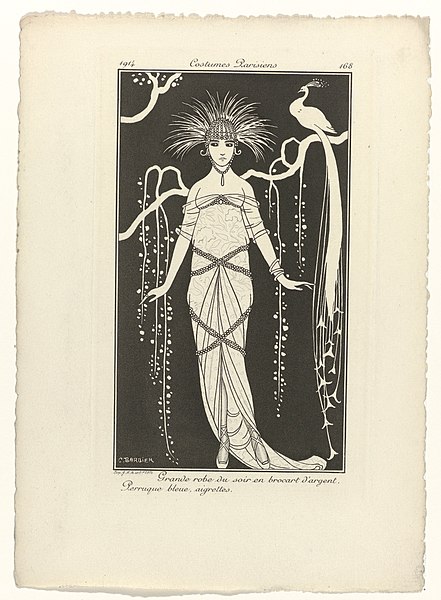 File:Journal des Dames et des Modes, Costumes Parisiens, 1914, No. 168 Grande robe du soir (..), RP-P-2009-1740A.jpg