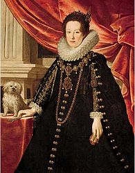 Anna Medici, his wife by Justus Sustermans.