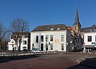 Kerktoren Bovenkerk vanaf Vloeddijk-Venestraat