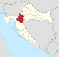 Carolostadiensis (regio Croatiae): situs