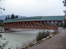 Kicking Horse Pedestrian Bridge Kicking Horse Pedestrian Bridge.jpg