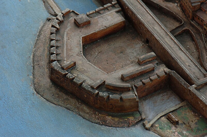 File:King's Bastion 1865 Rock Model.jpg