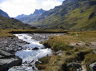 Klostertaler Bach avec Sonntagspitze