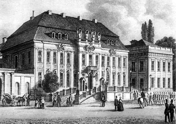 Kronprinzenpalais after its first rebuilding