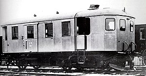 Steam railcar of the LB