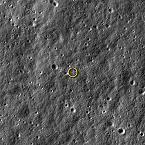 LRO pilt LADEEst. Sondid olid üksteisest 9 km kaugusel.