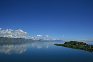 Lake Sevan with Sevanavank.jpg