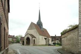 De kerk in Le Bignon-Mirabeau