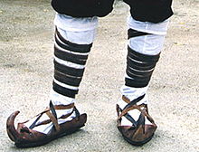 Man wearing ciocie Le ciocie.jpg