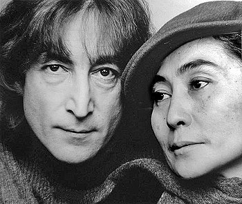 English: John Lennon and Yoko Ono