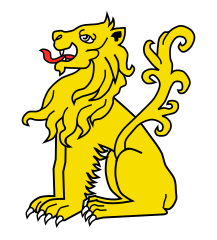 Lion sejant