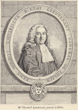 <span class="mw-page-title-main">René Hérault</span> French police chief (1691-1740)