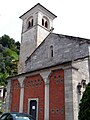 Via Vallemaggia, Locarno. Église Santa Maria in Selva dans le cimetière de Locarno.