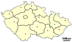 Location of Czech city Vsetín.png